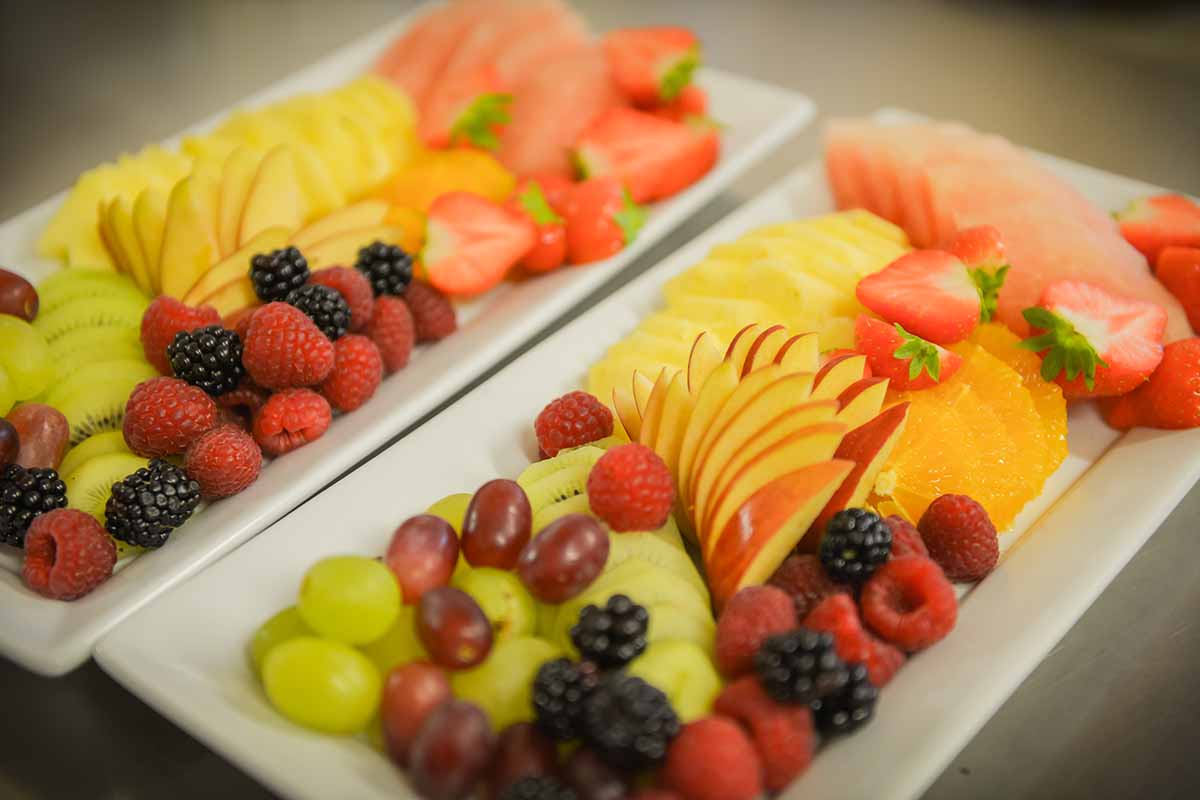 Fresh fruit platters